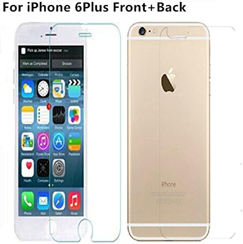 Ubest 0.33mm Ultra Thin 2.5D 9H Front + Back Tempered Glass For iPhone 6Plus 5.5" Protective Film Anti-shatter Shockproof UGI6PFB (For iPhone 6Plus 5.5inch Front + Back Screen)