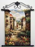 Europe France Italy Street Sceen Oil Painting Wall Art
