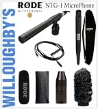 Rode NTG-1 Condenser Shotgun Microphone Videographer Pro Audio Kit + Rode Professional Boompole + Rode Boompole Bag + Rode WS6 Deluxe Wind Shield + Rode VXLR Minijack to XLR Adaptor + Rode VC1 Minijack/3.5mm Stereo Extension Cable + & Much More! Willoughby's Est. 1898