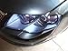 12 by 48 Inches Self Adhesive Headlight, Tail Lights, Fog Lights Tint Vinyl Film (12 X 48, Dark Blue)