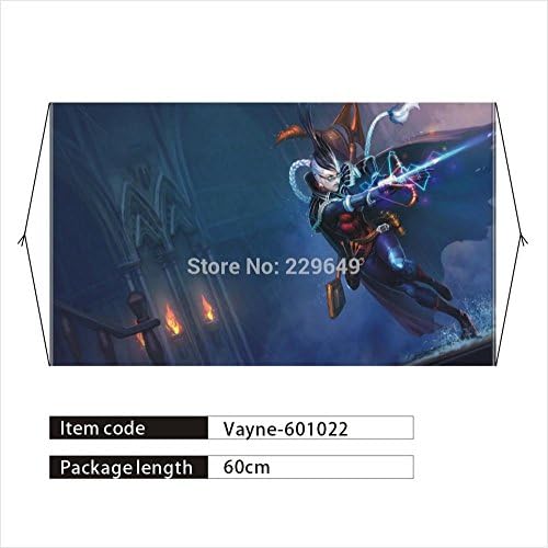 Posters city Festival or Party Gift! Vayne-the Night Hunter, Hero of League Of Legends Game, Silk Cloth Wall Scroll Gift