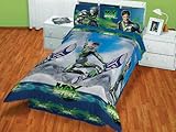 Max steel ski comforter bedding sheet set twin size 6 pcs