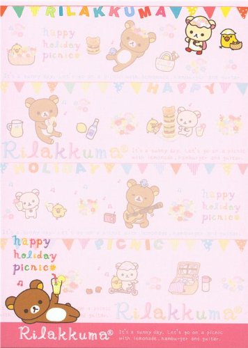 Imagen 3 de Bloc de notas del oso Rilakkuma de picnic con limonada