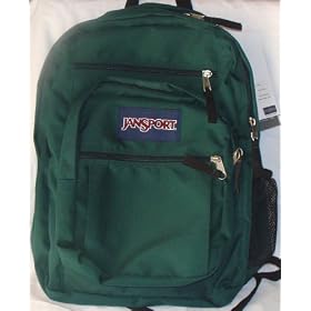 Jansport Big Student Backpack Forest Green