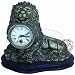 Antique Artistic Copper Lion Sculpture with Clock [2045A]