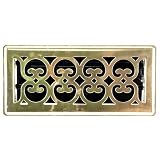 Victorian Floor Register, Brass