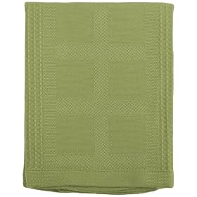 Gourmet Classics Bamboo Jacquard Green Dish Cloth, Set of 2Gourmet Classics Bamboo-Derived Rayon and Cotton Jacquard Dish Cloth, Set of 2