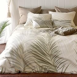 Paradise King Duvet, Neutral