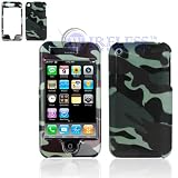 Apple iPhone 3G Camouflage Design Snap-On Case Cover with Screen Protector