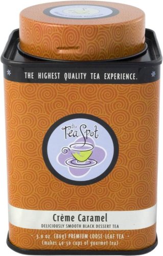 The TeaSpot Creme Caramel, Black Loose Leaf Tea With Caramel Pieces, 3.0-Ounce Tins (Pack... by The TeaSpot