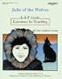 Julie of the Wolves: L-I-T Guide : Literature in Teaching
