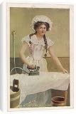Canvas Prints of Girl With Electric Iron from Mary Evans