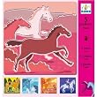 DJECO Stencil Set - Horses