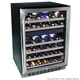 New EdgeStar 46 Btl Built-In Dual Zone Wine Cooler