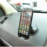 Buybits ZS Stick Anywhere Multi Surface Suction Car Dashboard Mount with Universal Stick-On Holder for Samsung Galaxy II / 2