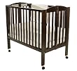 Dream On Me 2 in 1 Portable Folding Stationary Side Crib, Espresso Dream On Me 2 in 1 Portable Folding Stationary Side Crib, Espresso
