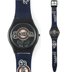 Milwaukee Brewers Fan Series Kids Digital Watch - MLB Baseball Fan Shop Sports Team Merchandise
