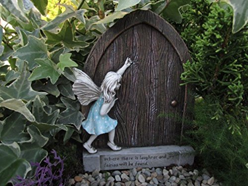 Lunarland Miniature Dollhouse FAIRY GARDEN Laughter & Joy Fairy Door Lunarland Miniature Dollhouse FAIRY GARDEN Laughter & Joy Fairy Door