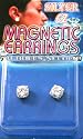 Fake Piercing Earrings with Clear CZ (Magnetic)