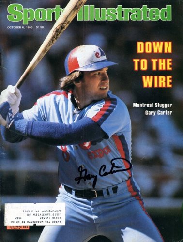 Gary Carter Autographed/Hand Signed Sports Illustrated - October 6, 1980