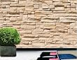Fototapete - Papier No.20 "ASIAN STONEWALL" 400x280cm Tapete, Steine, Wand, Steinwand, Mauer, Asien, Hintergrund, g�nstig