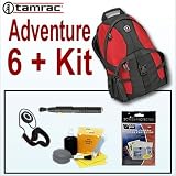 Tamrac 5546 Adventure 6 Photo Backpack (Red/Black) + Accessory Kit