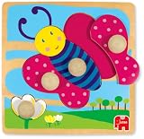Jumbo Spiele 18024 - Holzpuzzle Schmetterling - 