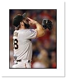 Brian Wilson San Francisco Giants Double Matted 8x10 Photograph 2010 World Series Game 5 Celebration