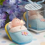 Baby on Board Collection blue car seat design candle favors (Set of 72)