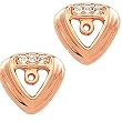 18K Rose Gold Diamond Earring Jackets - 0.09 Ct.