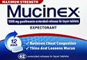 Mucinex Maximum Strength Extended-Release Bi-Layer Tablets, 42 Count