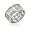 Eve's Addiction Sterling Silver Vintage Style Filigree Band, 5