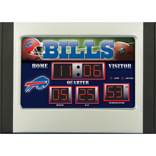 Buffalo Bills Scoreboard Desk Clock