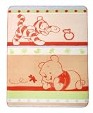 Julius Z&ouml;llner 9620010037 - Baby Pooh Sommerlaune Jacquard-Decke gewebt, 75x100 cm