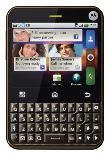 Motorola Charm Android Phone, Golden Bronze (T-Mobile)