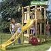 Spielturm Jungle Gym HOUSE - Kletterturm mit Rutsche blau