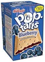 Pop-Tarts, (Not Frosted) Blueberry, 8-Count Tarts (Pack of 12)