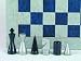 SCHACHFIGUREN 'ART 2 BLUE' 01341