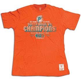 Dolphins Reebok Mens NFL Classic Super Bowl Tee