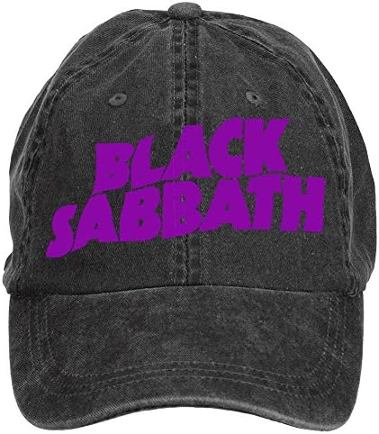 Creetive idea Adult Unisex Black Sabbath Adjustable Custom Baseball Cap Black