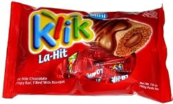 Klik Chocolate Bars, Family Pack, Mini La Hit, 7-Ounce Bags (Pack of 2)