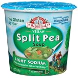 Dr.McDougall'sRightFoodsVeganSplitPeaSoup,LightSodium,1.9-OunceCups(Packof6)