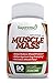 L-arginine - Muscle Mass - 90 Capsules - Nitric Oxide Booster - Protein Synthesis - Essential Amino Acid - Nutritional Supplement - Lowers Blood Pressure - Gets Results