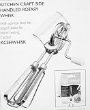 STAINLESS STEEL DELUXE ROTARY EGG WHISK