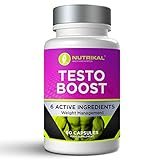 Testosterone Support by Nutrikal - The Ultimate Testosterone Boosting Natural Formula with Acetyl L-Cysteine, Zinc Gluconate Dihydrate, Magnesium Bisglycinate, Sodium Selenite, Vitamin D3, Vitamin B6 - 60 Capsules