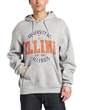 NCAA Men's Illinois Illini Fleece Hood (Oxford, Large)