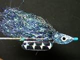 NEW FLIES Pearlescent Nuclee-r UVA Holographic & Glow in Dark Sinking Sharkskin Head Tube & Trolling Boogie Fly #125