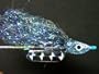 NEW FLIES Pearlescent Nuclee-r UVA Holographic & Glow in Dark Sinking Sharkskin Head Tube & Trolling Boogie Fly #125