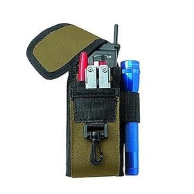 2 Pack Custom LeatherCraft 1105 5 Pocket Cell Phone Tool Holder by Custom Leather Craft