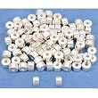 100 Antique Silver Tone Spacer Beads Jewelry Beading